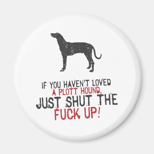 Plott Hound Magnet (Vorne)