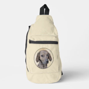 Plott Hound Malerei Brindle Niedlich Original Hund Crossbody Bag