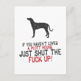 Plott Hound Postkarte