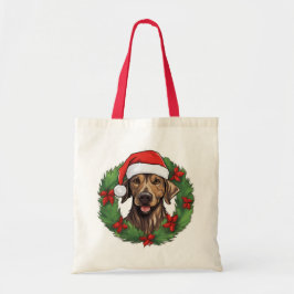 Plott Hound Weihnachtskranz Tragetasche