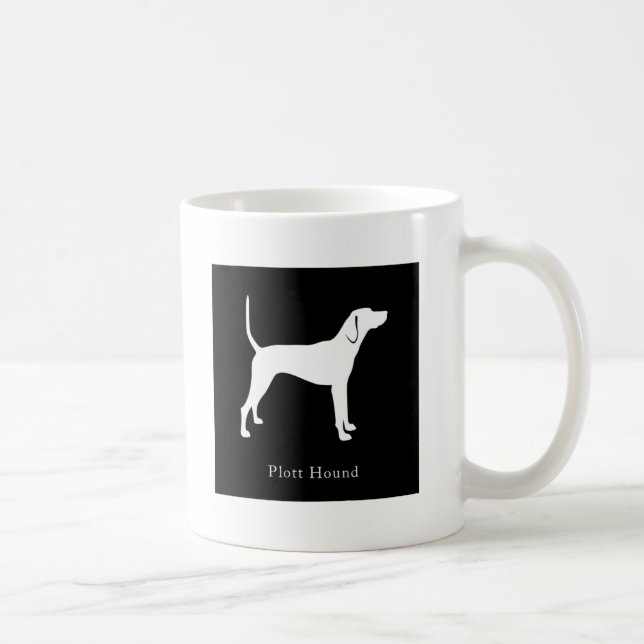 Plott Jagdhund-Tasse (Schwarzes) Kaffeetasse (Rechts)