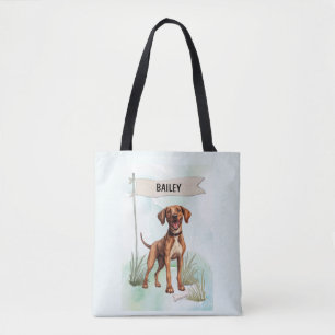 Plott-Wasserfarbe Personalisierter Hund