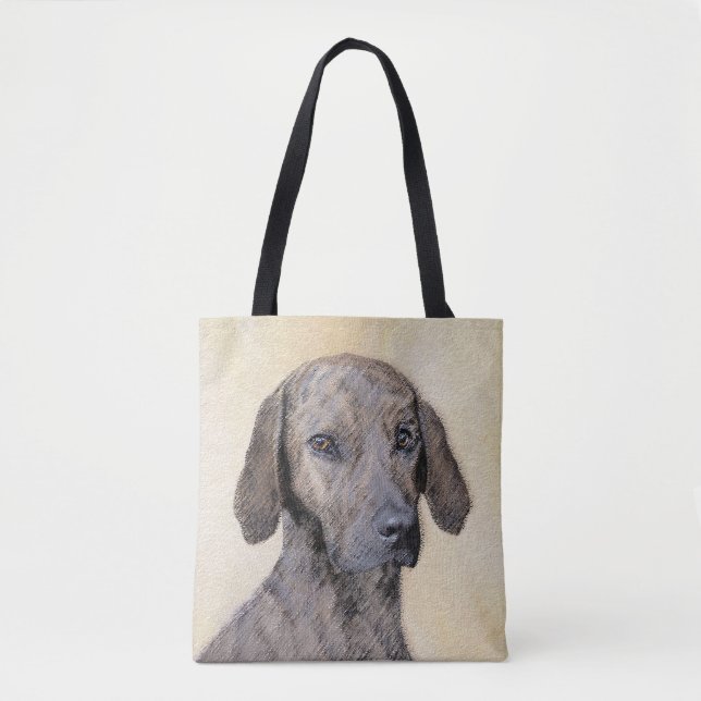 Plottengemälde - Niedliche Original Hundkunst (Vorderseite)