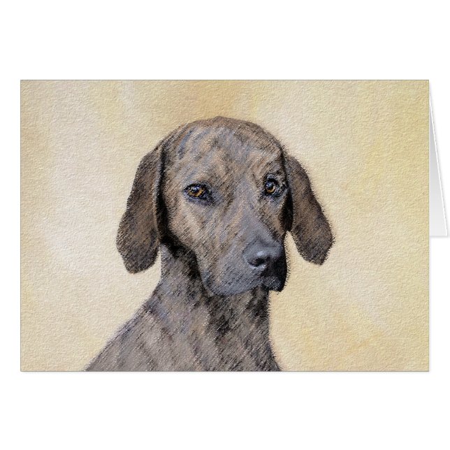 Plottengemälde - Niedliche Original Hundkunst (Vorderseite (Horizontal))