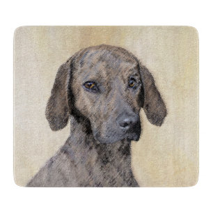 Plottengemälde - Niedliche Original Hundkunst Schneidebrett