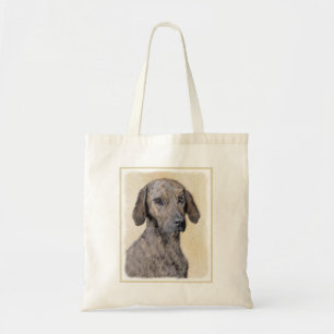 Plottengemälde - Niedliche Original Hundkunst Tragetasche