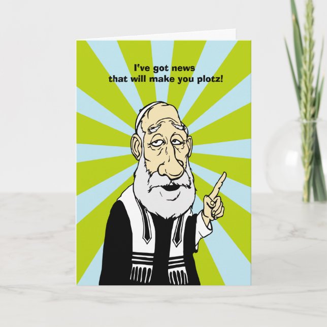 Plotz-Neujahrskarte Feiertagskarte (Vorderseite)