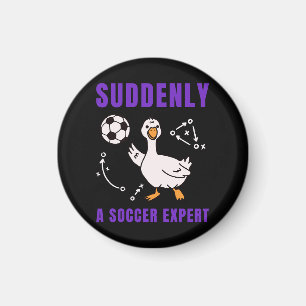 Plötzlich ein Fußball Experte Magnet