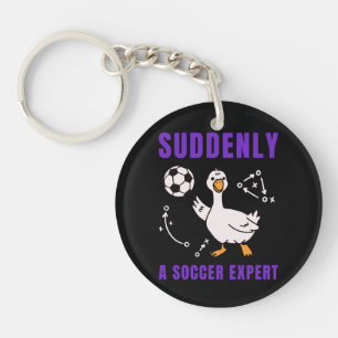 Plötzlich ein Fußball Experte Schlüsselanhänger