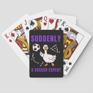 Plötzlich ein Fußball Experte Spielkarten
