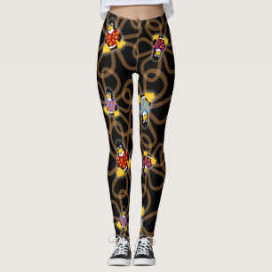Plötzlich Penguins-Leggings (dunkel) Leggings