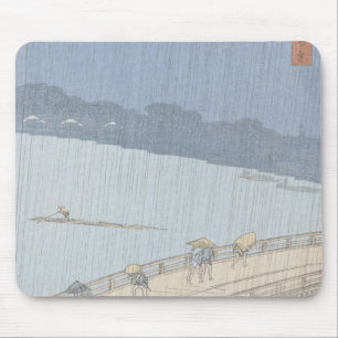 Plötzliche Dusche auf Ohashi Brücke bei Ataka Mousepad