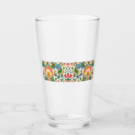 Plötzliche Rose (von William Morris) Glas