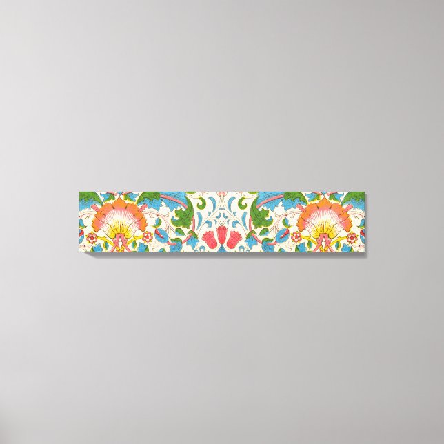 Plötzliche Rose (von William Morris) Leinwanddruck (Vorderseite)