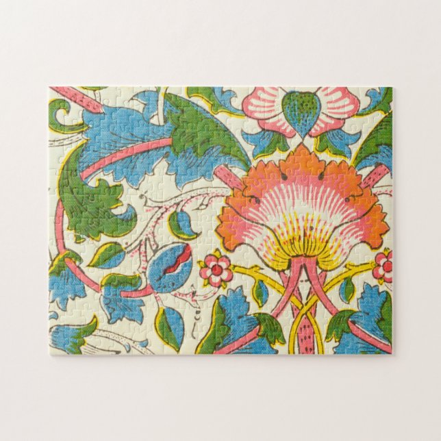 Plötzliche Rose (von William Morris) Puzzle (Horizontal)