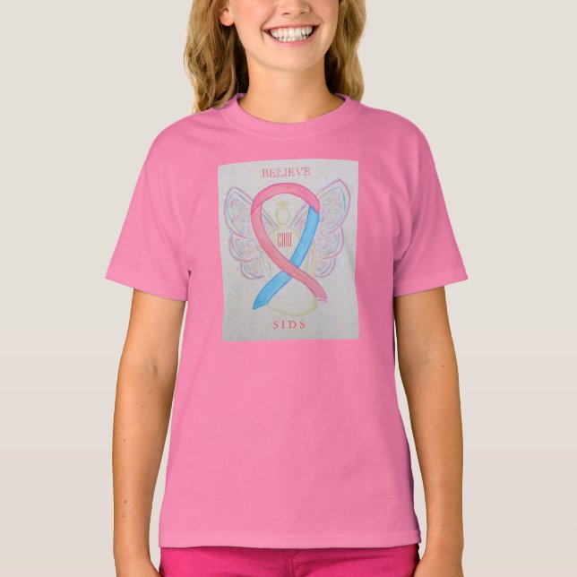 Plötzliches Säugling-Todes-Syndrom-Bewusstsein-Shi T-Shirt (Vorderseite)