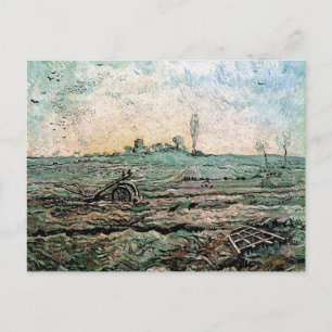 Plough and Harrow (Millet), Van Gogh Fine Art Postkarte