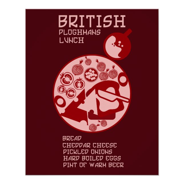 Ploughmans Pub Mittagessen Poster (Vorderseite)