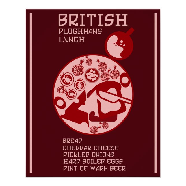 Ploughmans Pub Mittagessen Poster (Vorderseite)