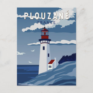 Plouzane France Reisen Vintag Art Postkarte