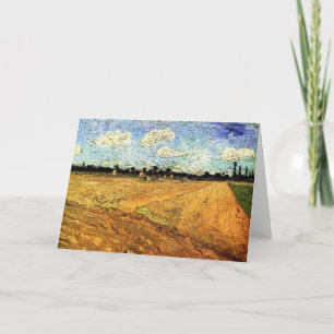 Plowed Field (die Furrows) von Vincent van Gogh Karte