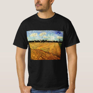 Plowed Field (die Furrows) von Vincent van Gogh T-Shirt