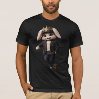 PLP NOVA V Süßer Krieger-Hasen-Grafik-T-Shirt T-Shirt