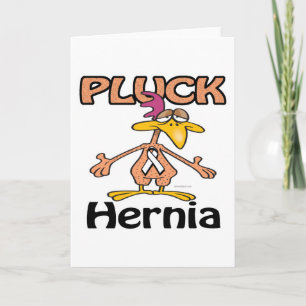 Pluck Hernia Awareness Design Karte