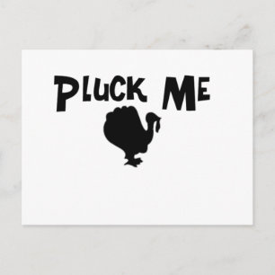Pluck Me Postkarte