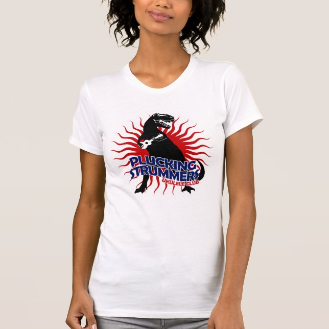 PLUCKSTRUMMERS DINO T - SHIRT (Vorderseite)