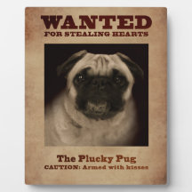 Plucky Mops Plaque