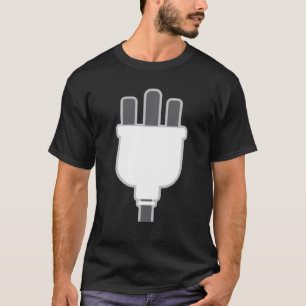 Plug-and-Socket-Halloween-Kostüm T-Shirt