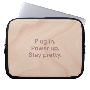 Plug in AI Art Laptopschutzhülle