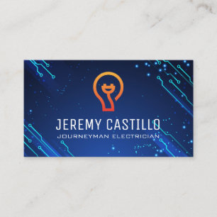 Plugs   Glühbirnen   Moderne Elektrotechnik Visitenkarte