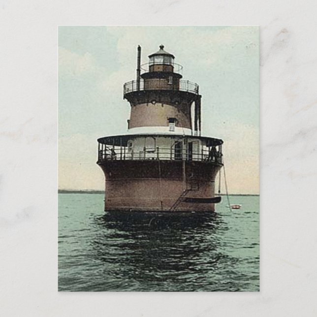 Plum Beach Lighthouse Postkarte (Vorderseite)
