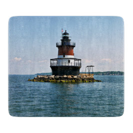 Plum Beach Lighthouse Rhode Island Cutting Board Schneidebrett
