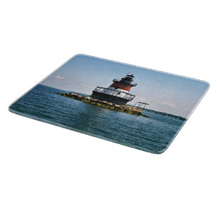 Plum Beach Lighthouse Rhode Island Cutting Board Schneidebrett