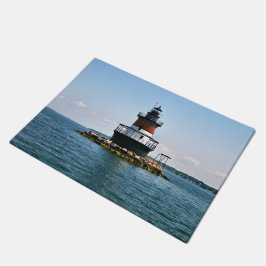 Plum Beach Lighthouse, Rhode Island Door Mat Fußmatte