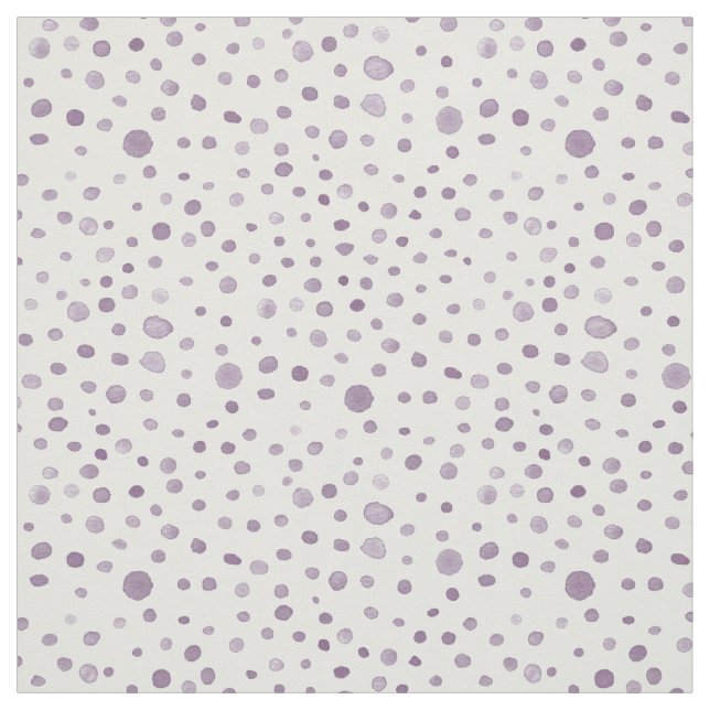 Plum Confetti Aquarell Dots Fabric Stoff (Muster)