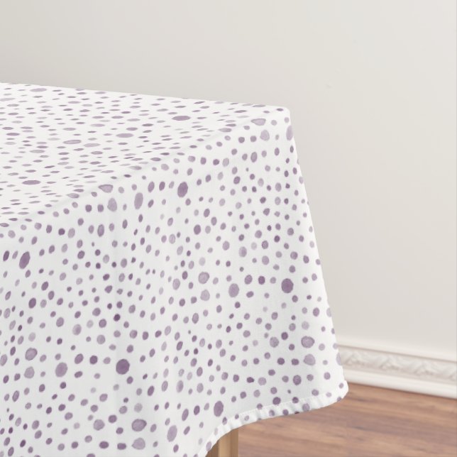 Plum Confetti Aquarelltuch Tischdecke (Beispiel)