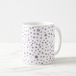 Plum Confetti Wasserfarbe Dots Klassische Tasse