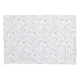 Plum Confetti Wasserfarbe Dots Pillowcase Kissenbezug