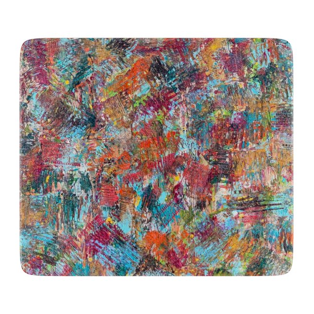 Plum Crazy 6 x 7 Deko Glasfaserkabel Schneidebrett (Vorderseite)