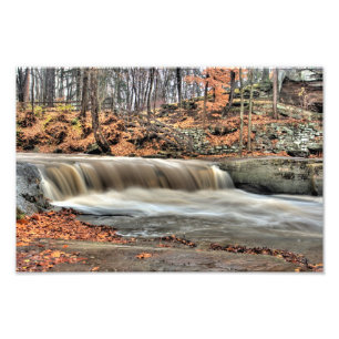 Plum Creek Falls, Olmstead Falls, Ohio Fotodruck