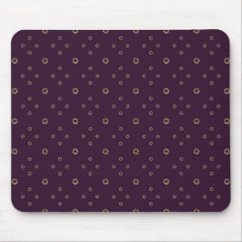Plum | Golden Zinnia Sun Mousepad