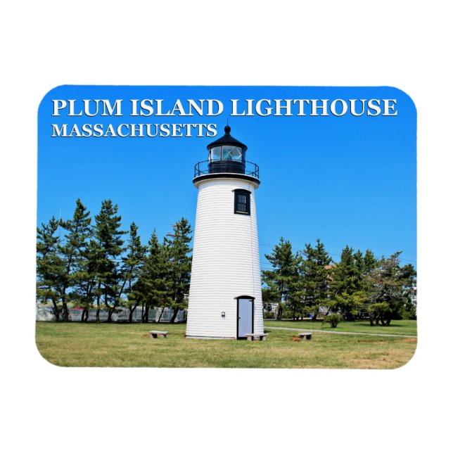 Plum Island Lighthouse, Massachusetts Flex Magnet (Horizontal)