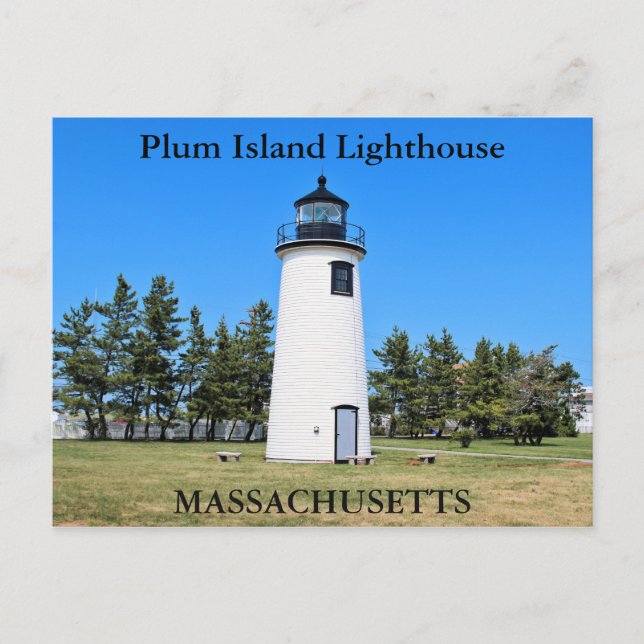 Plum Island Lighthouse, Massachusetts Postkarte (Vorderseite)