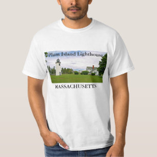 Plum Island Lighthouse, Massachusetts T - Shirt