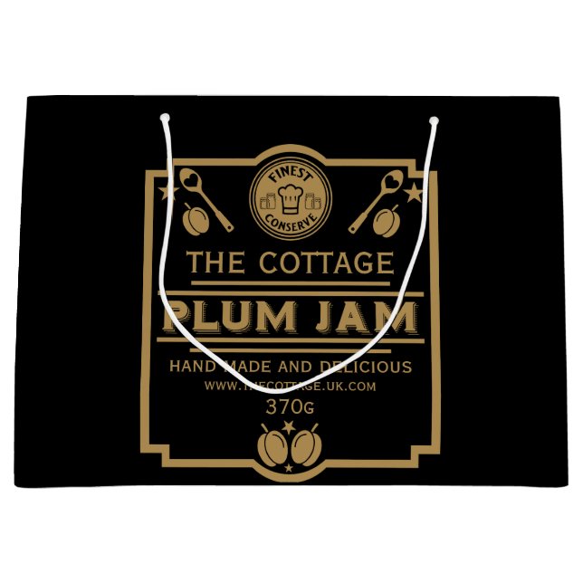 Plum Jam Conserve Maker Große Geschenktüte (Vorderseite)