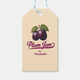 Plum Jam Geschenkanhänger